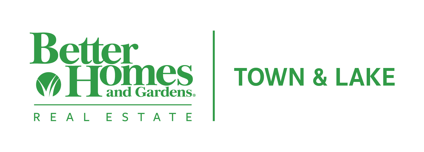 Better Homes and Gardens Real Estate Town & Lake logo