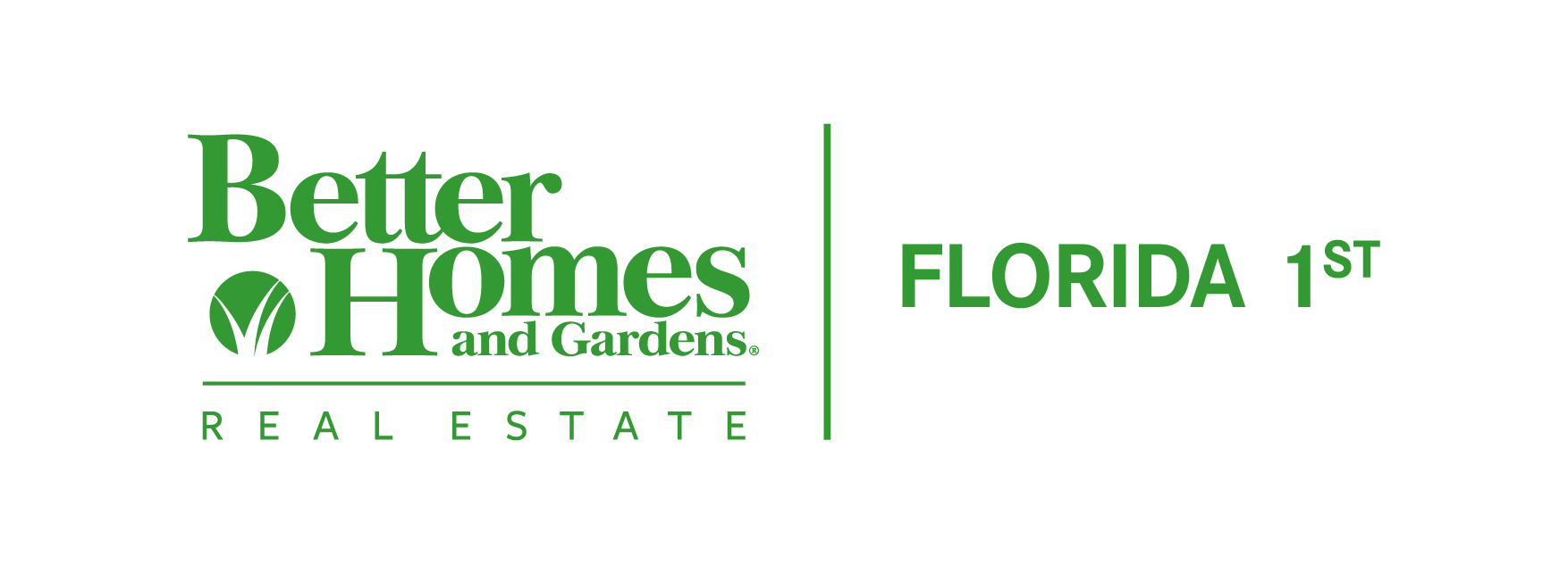 Better Homes and Gardens Real Estate Florida 1st logo